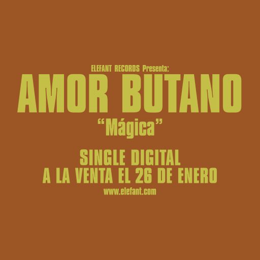 Imagen: AMOR BUTANO FLYER DISCO MAGICA