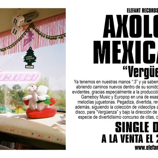 Imagen: AXOLOTES FLYER ERGÜENZA