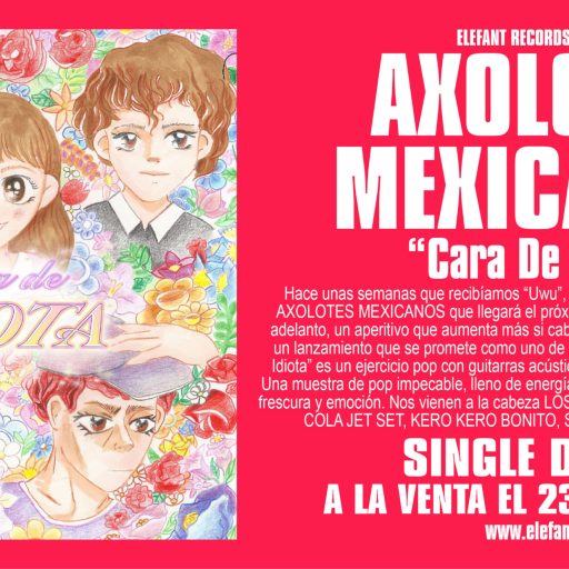 Imagen: AXOLOTES MEXICANOS FLYER SINGLE