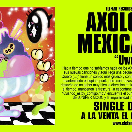 Imagen: AXOLOTES MEXICANOS FLYER UWU