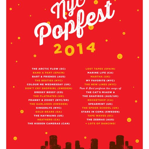 Imagen: BAND A PART NYC POPFEST CARTEL