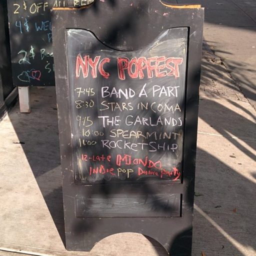 Imagen: BAND A PART NYCPOPFEST PIZARRA