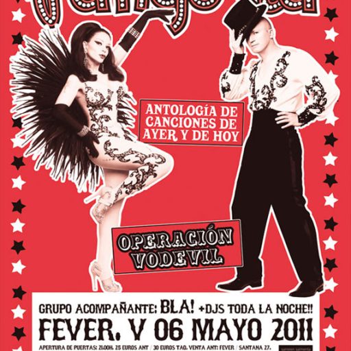 Imagen: Bla [Cartel concierto con Fangoria, Sala Fever, Bilbao]