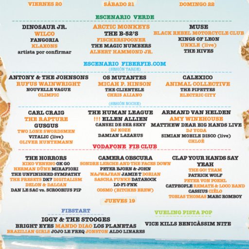 Imagen: Camera Obscura [Cartel concierto, FIB 2007]