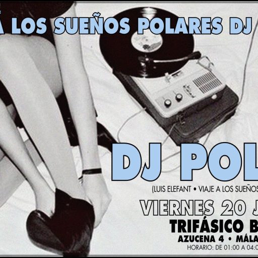 Imagen: CARTEL DJ POLAR MÁLAGA