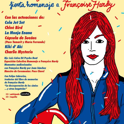Imagen: CARTEL Fiesta homenaje a Françoise Hardy