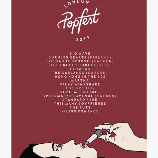 Imagen: CARTEL LIVE 13 LONDON POPFEST GOODBYE