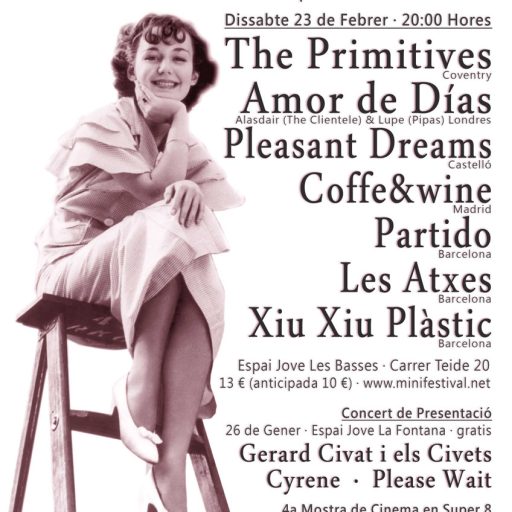 Imagen: CARTEL LIVE 13 MINIFESTIVAL BARCELONA