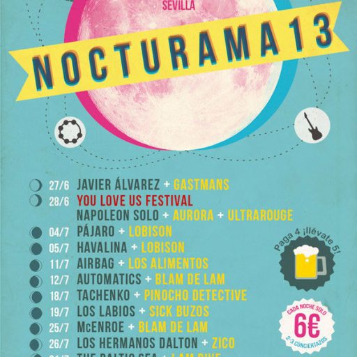 Imagen: CARTEL LIVE 13 NOCTURAMA SEVILLA