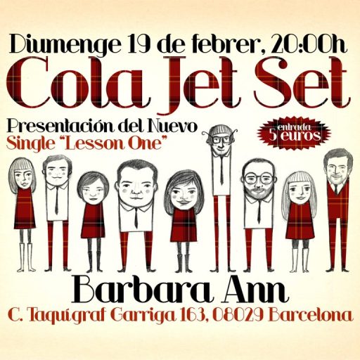Imagen: CARTEL LIVE 2012 BARBARA ANN BARCELONA