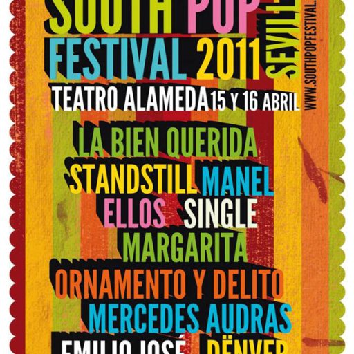 Imagen: Cartel South Pop Festival 2011 [Teatro Alameda, Sevilla]