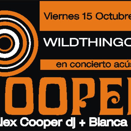 Imagen: Cooper [Cartel concierto ac?stico Sala Wild Thing, Madrid]