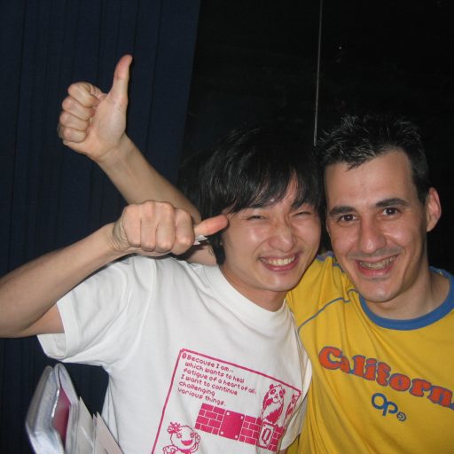 Imagen: Dj Polar con Imai [The Aprils, Jap?n]