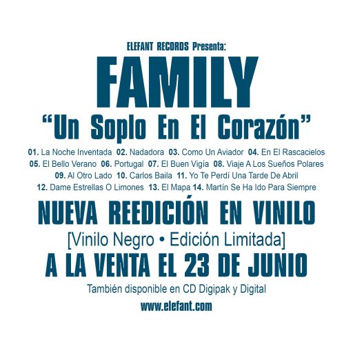 Imagen: FAMILY FLYER REEDICON VINILO 23