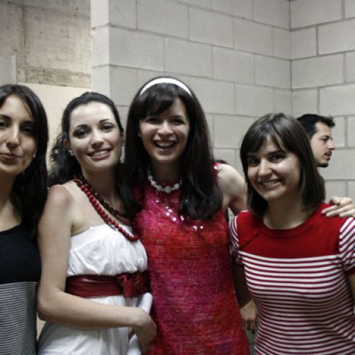Imagen: Festival Indyspensable [Cristina y Ana de Cola Jet Set con las chicas Fitness Forever]