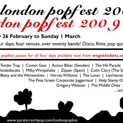 Imagen: Flyer Festival London Popfest