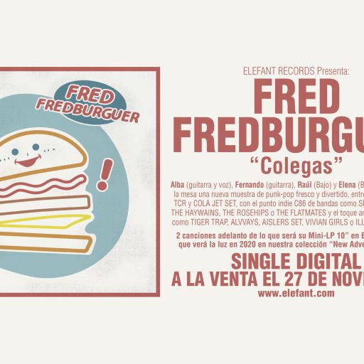 Imagen: FRED FRED BURGUER FLYER COLEGAS