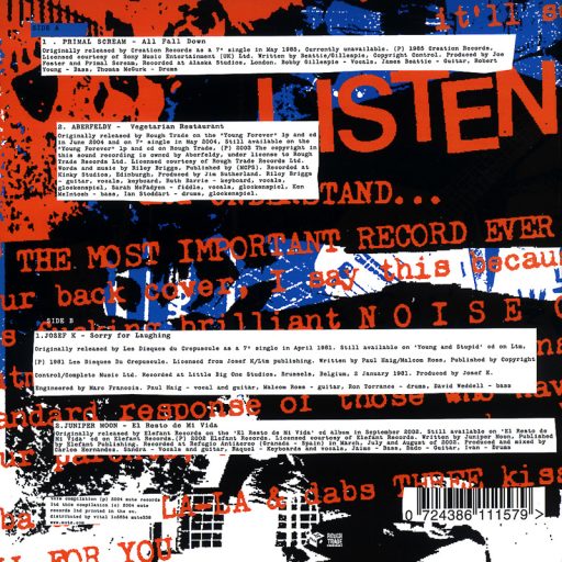 Imagen: Juniper Moon [Contraportada, Single Rough Trade]