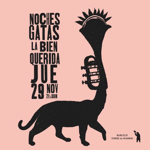 Imagen: LA BIEN QUERIDA CARTEL NOCHES GATAS