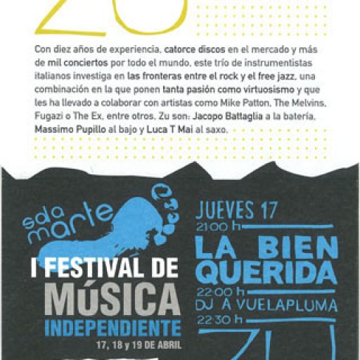 Imagen: La Bien Querida [Flyer Festival Salamarte 2008, Salamanca]