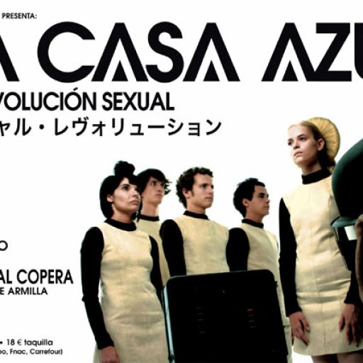 Imagen: La Casa Azul [Cartel concierto Granada]