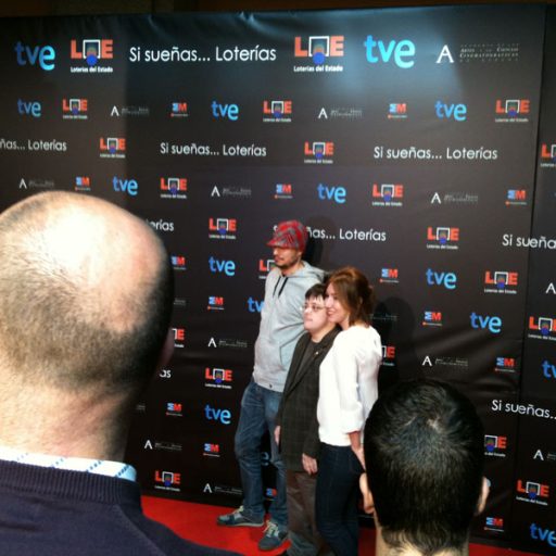 Imagen: La Casa Azul [Lola Due?as, Pablo Pineda y Guille Milkyway, Recepci?n de los Goya]