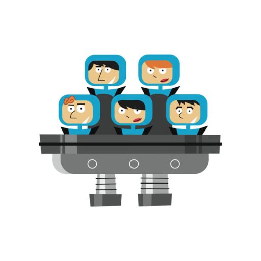 Imagen: La Casa Azul [Virginia, Clara, Oscar, David y Sergio]