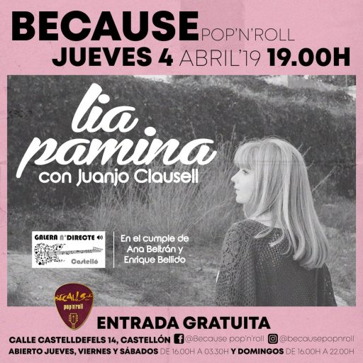 Imagen: LIA PAMINA CARTEL CASTELLON