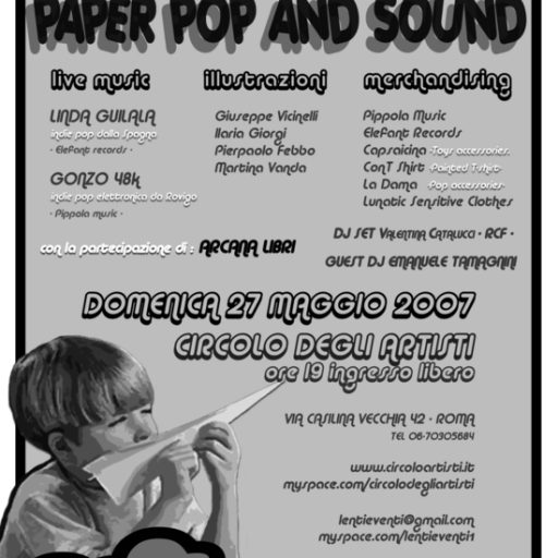 Imagen: Linda Guilala [Cartel concierto, Roma]