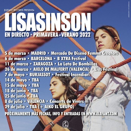 Imagen: LISASINSON CARTEL PRIMAVERA 22