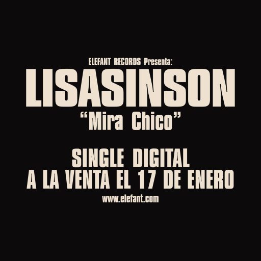 Imagen: LISASINSON FLYER MIRA CHICO