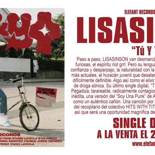 Imagen: LISASINSON FLYER SINGLE