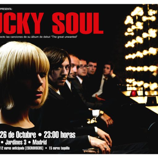 Imagen: Lucky Soul [Cartel concierto Sala El Sol, Madrid]