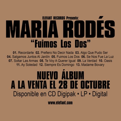 Imagen: MARIA RODÉS FLYER FUIMOS LOS DOS