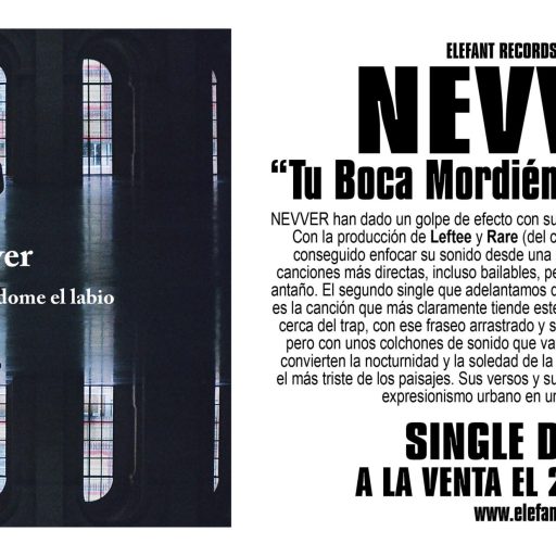 Imagen: NEVVER FLYER Tu Boca Mordiéndome