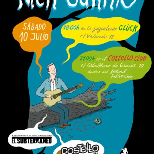 Imagen: Nick Garrie [Cartel conciertos en Madrid]