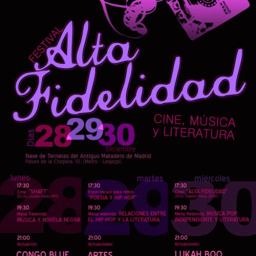 Imagen: Nick Garrie [Cartel Festival Alta Fidelidad, Madrid]