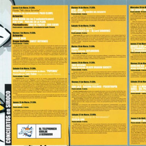 Imagen: Nosotr?sh [Programa conciertos Semana de la mujer, Contraportada]