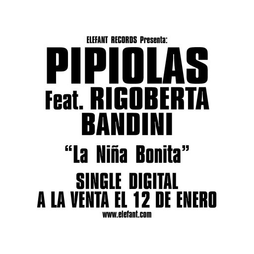 Imagen: PIPIOLAS FLYER DISCO RIGOBERTA