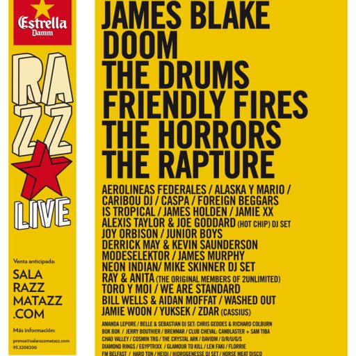 Imagen: PROGRAMA CONCIERTOS 11 ANIVERSARIO RAZZMATAZZ