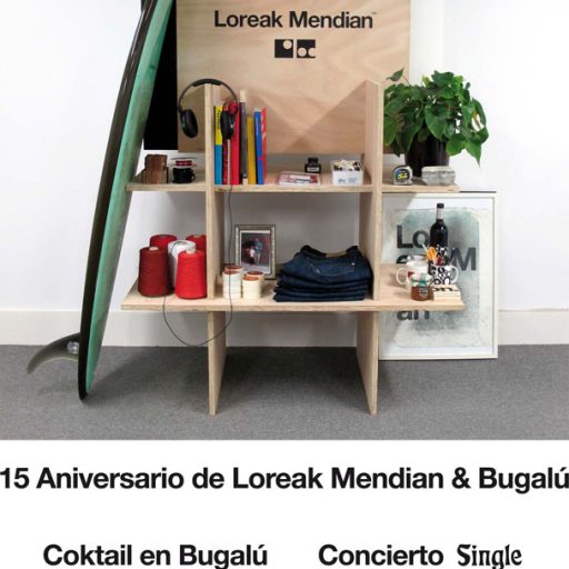 Imagen: Single [Cartel concierto en Fiesta 15 Aniversario Loreak Mendian & Bugal?]