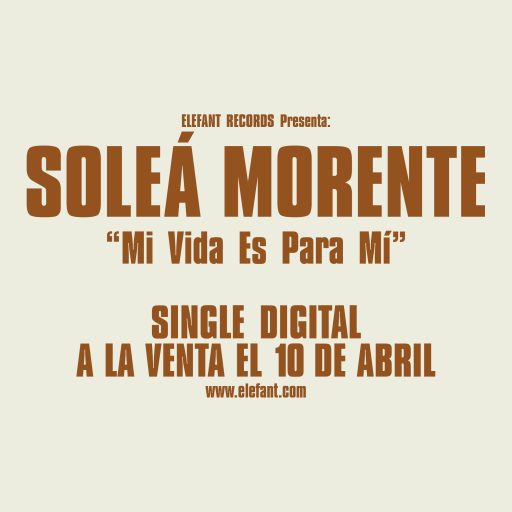 Imagen: SOLEA FLYER MI VIDA ES PARA MI