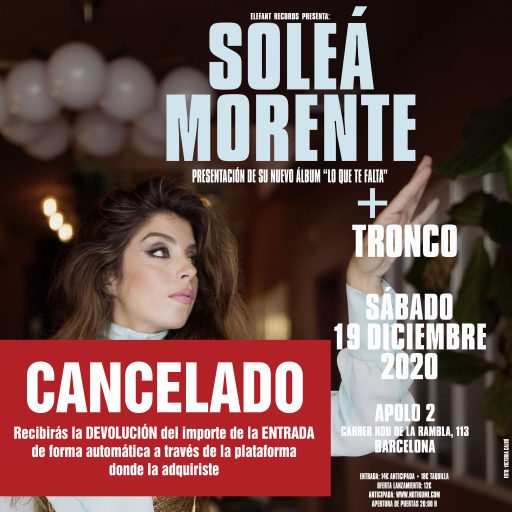 Imagen: SOLEÁ MORENTE BARCELONA