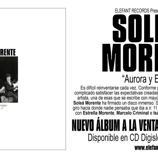 Imagen: SOLEÁ MORENTE FLYER AURORA Y ENRIQUE