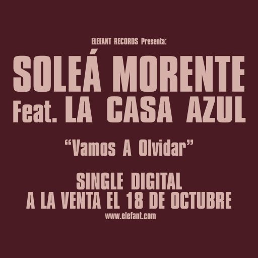 Imagen: SOLEA Y LCA VAMOS A OLVIDAR FLYER