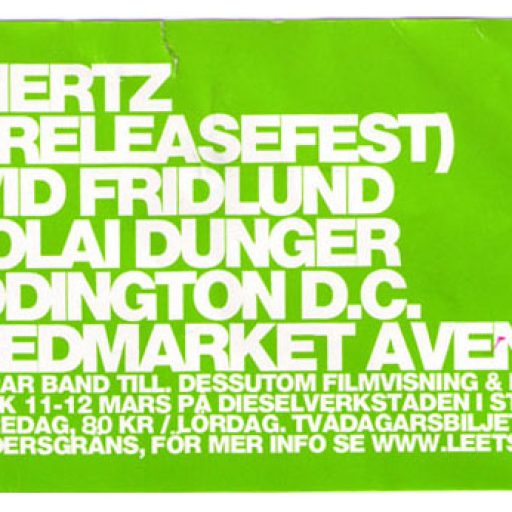 Imagen: Speedmarket Avenue [Flyer Leetspeak Festival]