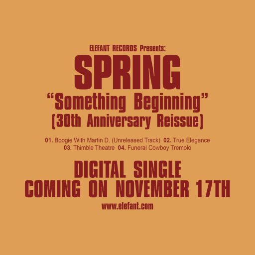 Imagen: SPRING FLYER SOMETHING
