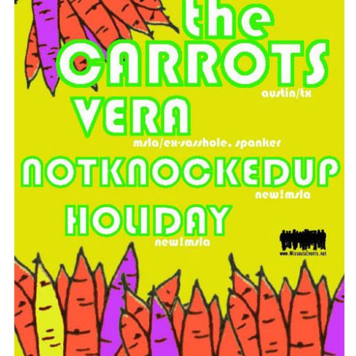 Imagen: The Carrots [Cartel concierto Badlander]