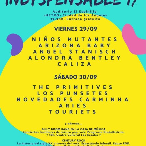 Imagen: THE PRIMITIVES FESTIVAL INDYSPENSABLE