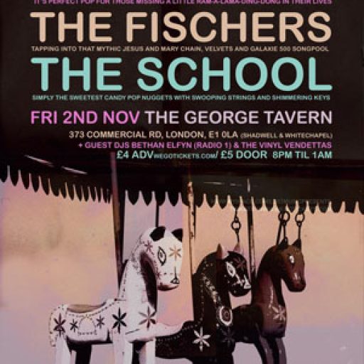 Imagen: The School [Cartel concierto Sala The George Tavern, Londres]
